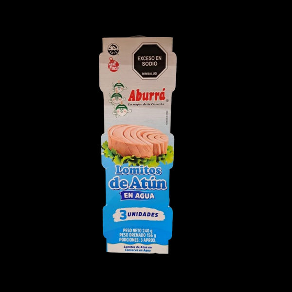 ATUN ABURRA TRIPACK 80G AGUA